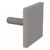 Essentra Components 011032ABTS075 Base Threaded Stud, Adhesive, #10-32 Thread, 3/4 Lg