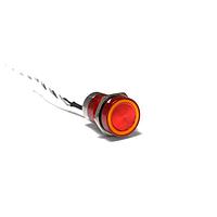 Bulgin MC16MORAM Sealed 16mm Norm Op Al Red Anodised Amb LED