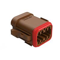 Amphenol SINE Systems AT06-08SD-MM01 Connectors 8P PLUG W/ CAP SEAL KEY POSITION D