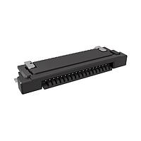 Amphenol FCI SFV18R-1STBE1HLF Board Mount 0.50mm Flex Connector, SFV-R Series, 18 Position, Bottom Side Contact, Side Entry Surface Mount ZIF Connector, Halogen Free, Lead Free, Gold Flash