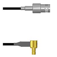 Amphenol Custom Cable Q-0303I0003036i RF Cable Assemblies BNC-SJ/SMB-RJ G174 36I