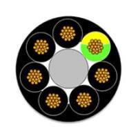 Molex / Flamar 155220-0241 (5 Meters) Communication and Control 7Ckt 16AWG WSOR BK 5METERS PRICE PR MTR