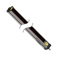 Banner Engineering SLSR14-300P8 Receivers EZ-SCREEN Receiver; Resolution: 14 mm; Range: 6 m (20 ft); Defined Area: 300 mm (11.8 in); Housing Length: 372 mm (14.6 in); Connection: 8-pin M12 Pigtail Connectors