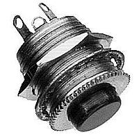 Switchcraft 913X Industrial Switches BLACK BUTTON SWITCH round