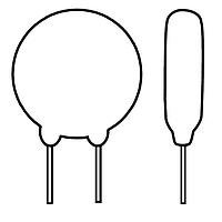 KEMET KJN472MQ59FAAAA Ceramic Disc Capacitors Y1 250VAC/X1 440VAC 440/250V 4700pF Y5U 20% Pitch=10mm 85C
