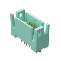 Amphenol Positronic DF16M3N/AA Connectors DragonFly Gold Plating 16 Pos 22 AWG Copper Alloy Male Straight Angle 3 Row