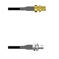 Amphenol Custom Cable Q-2W00P0003072i RF Cable Assemblies SMA-SJB/HDBNC-SJB G174 72I