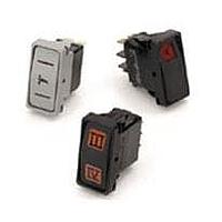 Carling Technologies VLB1S004-1ZZ00-000 Sealed Rocker Switch DPDT (ON)OFF(ON) 15A 24V
