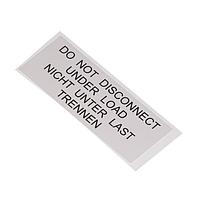 AMP Connectors - TE Connectivity 1718077-2 Labels LABEL(DO NOT DISCONN UNDER LOAD)