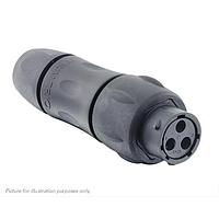 Eaton Souriau-Sunbank UTSX1JC103S Receptacles In line receptacle, with cable gland backshell, for 3 female contacts, IP68/69K