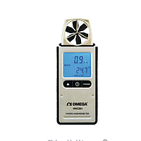 OMEGA HHC261 Handheld Air Flow/Humidity/Dew Point/Wet Bulb Meter (0.4~20 m/s, -20~60°C, 0~100% RH)