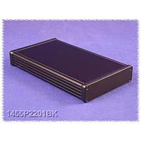 Hammond Manufacturing 1455P2201BK PC Board MetalEndPanel, Black 8.66 x 1.20 x 4.92"