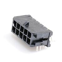 Molex 43045-1007 Shrouded Microfit 3.0 RA SMT Clip DR 15Au 10 Ckt