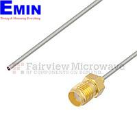 Fairview FMCA1183 Test Probe Pigtail SMA Female to Straight Cut Lead Cable .047 Coax and RoHS Compliant
