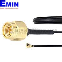 Fairview FMCA1024 SMA Male to UMCX 2.5 Plug Cable 1.13mm Coax and RoHS Compliant