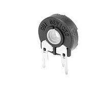 Same Sky (formerly CUI Devices) PTN15-E500NB20 Potentiometers rotary potentiometer, 15mm, horizontal, 500K ohm, notch rotor, linear, 20% tolerance