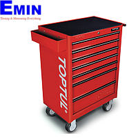 TOPTUL TCAA0702 TOPTUL TCAA0702 - 7-Drawer Mobile Tool Trolley - GENERAL SERIES - RED