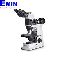 KERN OKM 173 Metallurgical Microscope (trinocular, 5x/10x/20x/40x)