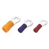 KS Terminals DRV8-2.5 Butted Seam Vinyl, DIN 46237 Ring, 16-14 AWG, 5/16"