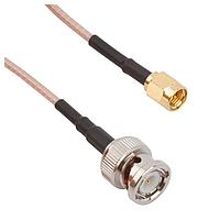 Amphenol RF 245101-01-24.00 RF Cable Assemblies BNC St Plug to SMA Strt Plug RG316 24in