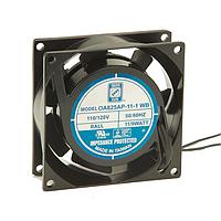 Orion Fans OA825AP-11/22-1WS Axial Axial Fan, 80x80x25mm, 115/230VAC, 22CFM, 11W/9W, 28dBA, Sleeve, Wire