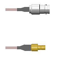 Amphenol Custom Cable Q-0203J0001096i RF Cable Assemblies BNC-SJ/SMB-SJ G178 96I