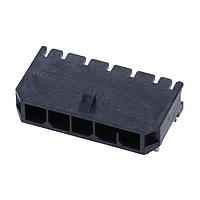 Molex 218989-0410 Headers Micro-Fit+ RA Header SMT 3mm Pitch Single Row 4 Ckts Matte (Sn) Plating Glow-Wire  Press Clip Blk