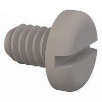 Essentra Components 012520P037 Pan Slotted Pan Slotted Screw, 1/4-20 Thread, 3/8 Lg