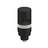 Banner Engineering TL50C1AOSKQ Tower Lights TL50 Pro Tower Light with IO-Link Sealed Omnidirectional Audible, Compact Black Housing: 1 Lighted Segment; Voltage: 18-30 V dc; Environmental Rating: IP67; Colors: Multicolor; 4-pin M12 Integral QD