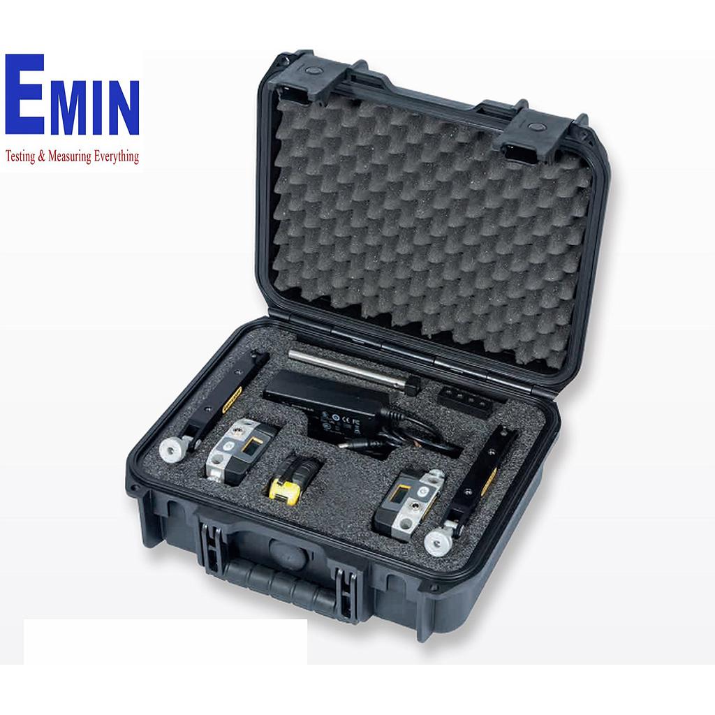 Laser alignment tools for shafts, pulleys, and rotating machinery