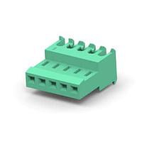 AMP Connectors - TE Connectivity 3-641201-5 Receptacle Assembly 05P MTA100 CONN ASSY GRN LF