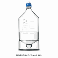 DURAN DU.2184186 HPLC Reservoir Bottle, GL45, w/o Cap, Φ235×h481mm 10,000㎖