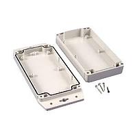 Hammond Manufacturing 1555J2F17GY Flanged Enclosure Watertight/Polycarb. 6.3x3.6x1.5" Flange