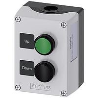 SIEMENS 3SU18020AM002AB1 Pushbutton Enclosure plastic. 2 control points