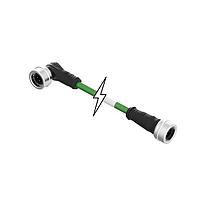 Molex 1201088235 Sensor Cables / Actuator Cables MIC 4P M/MP ULOCK ST/90 5M PUR