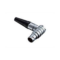 Amphenol LTW FLBB-04FHMS-GCP-207 Circular Push Pull Connectors FLOS, B Series B Size, Metal, 7A, 04 pins, Male Connector, Male Contact, Right Angle, Push Pull, Solder, Field Installable, F4.3 - F5.2mm, IP50