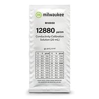 MILWAUKEE M10030B 12880 µS/cm Conductivity Calibration Solution Sachets (25 x 20 ml sachet)