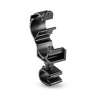 HellermannTyton 156-01835 LOC Locking Clamp to MOC Clip LOC Locking Clamp, 5-9 mm, to MOC Clip, 9 mm, PA66HIRHSUV, Black, 2500/ctn