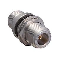 Linx Technologies - TE Connectivity ADP-NF-NF-B-W RF Adapters - In Series N Type Jack to N Type Jack Bulkhead