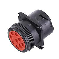 Amphenol SINE Systems AHD10-9-1939PE Connectors 9P M FLN RCP RSEAL SZ 16 PIN CNT