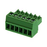 Molex 39500-5006 Plugs 3.5MM EURO PLUG RA G URO PLUG RA GRN 6CKT