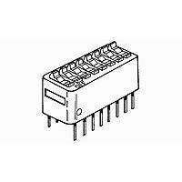 Alcoswitch - TE Connectivity 5-435166-3 DIP Switches SPST 8POS DIP SWITCH BLACK W/SEAL