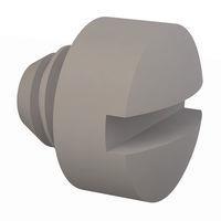 Essentra Components 010632F009 Machine Screw Fillister Slotted Screw, #6-32 Thread, 3/32 Lg