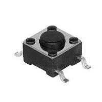 Same Sky (formerly CUI Devices) TS04-66-95-BK-160-SMT-TR Tactile Switches 6 x 6 mm 9.5 mm Actuator Height 160 gf Black Surface Mount TR SPST Tactile