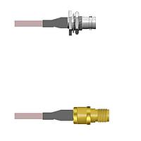 Amphenol Custom Cable Q-0102T0001009i RF Cable Assemblies BNC-SJB/SMA-SJ G178 9I