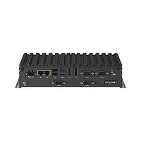 NexAIoT 10J00430000X0 Embedded Box Computers NISE4300 w/ intel SkyLake-U Gen6 CPU i3-6100U(2.3GHz, 2C4T, 15W), 2x DDR3L 2x DP, DVI-D, 2x USB 3.0, 2x USB, 2x LAN, 2x RS232, 1x RS232/422/485, mPCIe, M.2, SIM, SSD Slot 24 VDC, -5 - 55C, WDH: 238x145x54 mm, 1x PCIex4 Slot (Barebone only.)