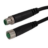 Stewart Connector BC-M8FA4AMA4010M Sensor Cables / Actuator Cables M8 A-Code Cable Assembly M8 A-Code Female to M8 A-Code Male 1m IP68