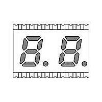 Kingbright ACDA56-41SGWA-F01 LED Displays GREEN DIFFUSED 2 DIGITS