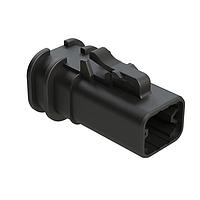 Amphenol SINE Systems ATP06-4S-OMRDBLK Connectors 4 POS PLUG, SKT, REDUCED DIA,