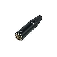 REAN RT3MC-B-D Connectors 3P MALE CABLE CONN BLK HSNG, Au CONT